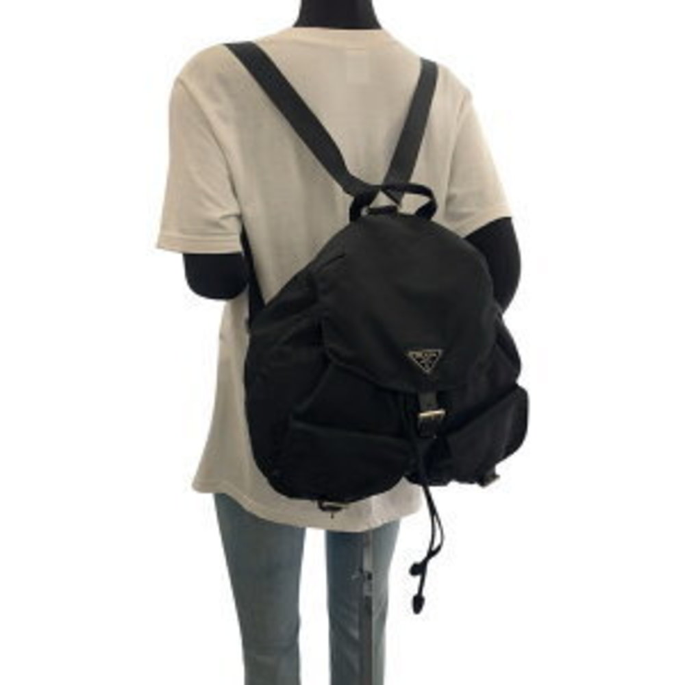 Prada Backpack Black Triangular Nylon Tessuto - image 6